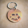 8 Tally Mark Keyring Husband Wife Gifts 8th Wedding Bronze Anniversary Personalised Keyring Keychain I Still Do