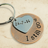 I Still Do Keyring Husband Wife 19th Bronze Anniversary Heart Keychain