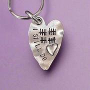 20 Tally Mark Keyring Husband Wife Gifts 20th Anniversary 20 Years Love Heart Keychain I Still Do