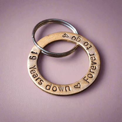  19th Anniversary Keyring