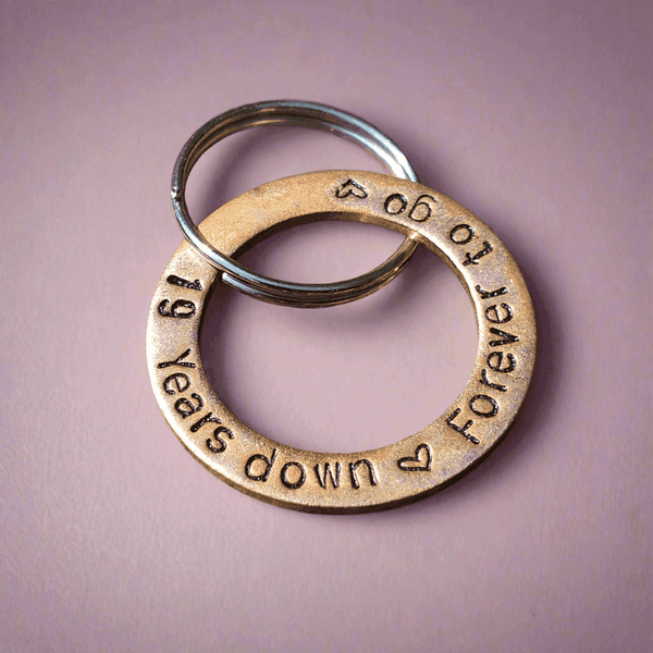  19th Anniversary Keyring