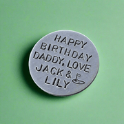 PERSONALISED Golf Ball Marker Birthday GIFTS For Dad Grandad Husband Boyfriend Daddy