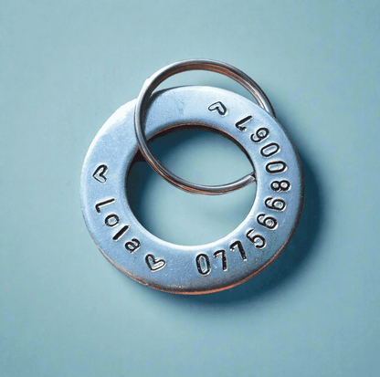 Hand Stamped Dog Tag