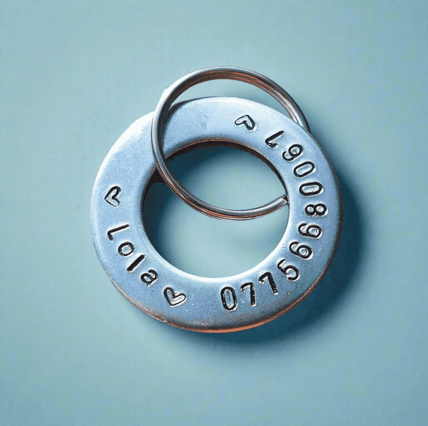 Hand Stamped Dog Tag