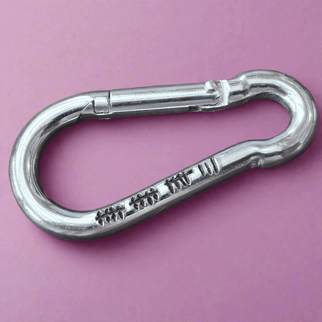 18th Anniversary Tally Mark Keyring