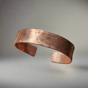 Solid Copper Bangle Hand Crafted Jewellery Handmade Boho Hippie Cuff Bracelet