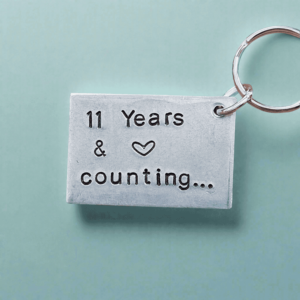11 YEARS & COUNTING 11th Steel Anniversary Personalised