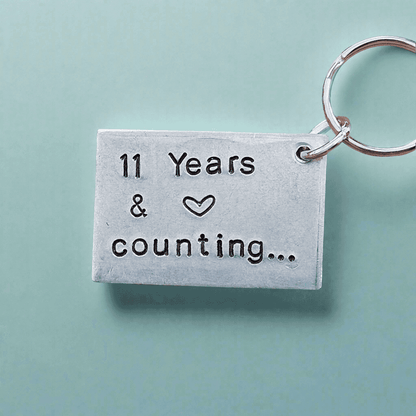 11 YEARS & COUNTING 11th Steel Anniversary Personalised