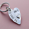 6 Tally Mark Keyring Husband Wife Gifts 6th Wedding Iron Anniversary 6 Years Love Heart Keychain I Still Do