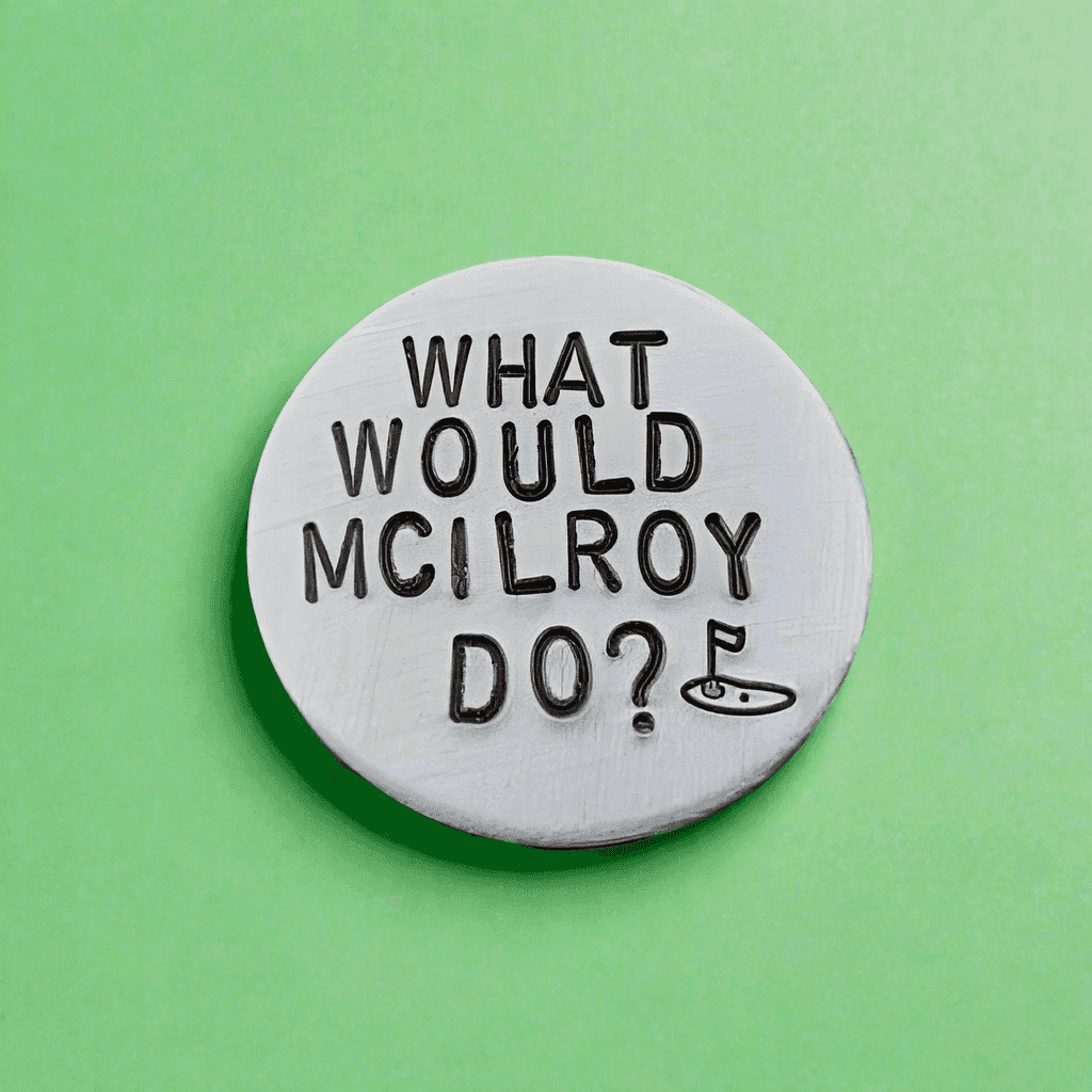 What Would Mcilroy Do? Golf Ball Marker