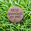 Best Grandad By Par GOLF Ball Marker Personalised Christmas Gifts For Dad Copper Handmade