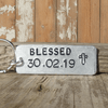 Blessed Personalised Baptism Gifts for Adults Keychain Christening