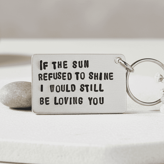 If The Sun Refused To Shine Led Zeppelin Lyrics Keychain