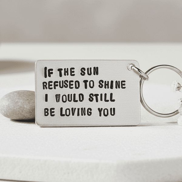 If The Sun Refused To Shine Led Zeppelin Lyrics Keychain