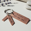 Hand Crafted Copper 7th Anniversary Gifts Keychain Keyring