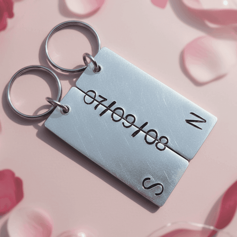 Secret Message Keychains
