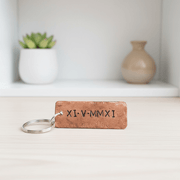 Roman Numerals Keychain