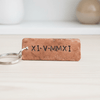 Roman Numerals Keychain