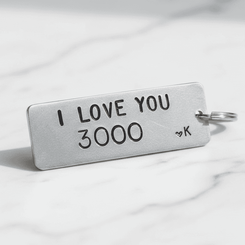 I Love You 3000 Iron Man Fathers Day Keyring Gifts Keychain