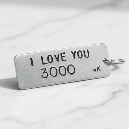 I Love You 3000 Iron Man Fathers Day Keyring Gifts Keychain