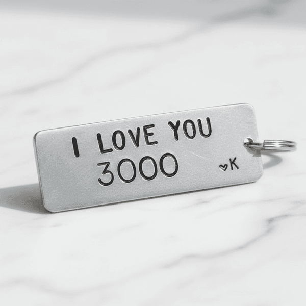 I Love You 3000 Iron Man Fathers Day Keyring Gifts Keychain