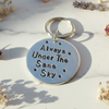 Always Under The Same Sky Keyring Gifts Keychain Long Distance Relationship