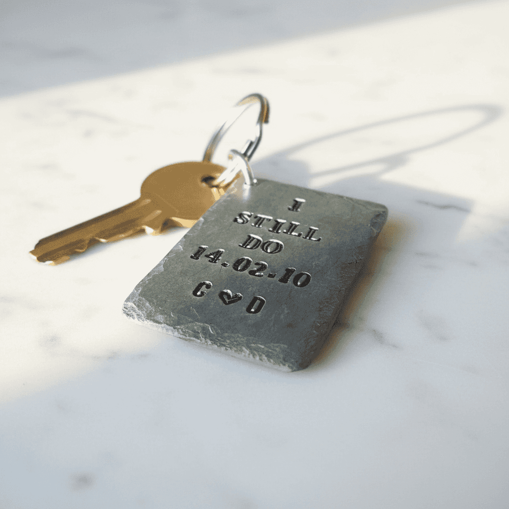 I Still Do Gifts 6th Anniversary Personalised 6 Years Iron Keychain