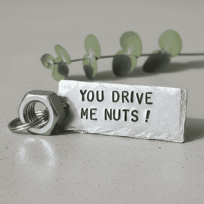 You Drive Me Nuts Keyring Funny Gifts For Him Keychain