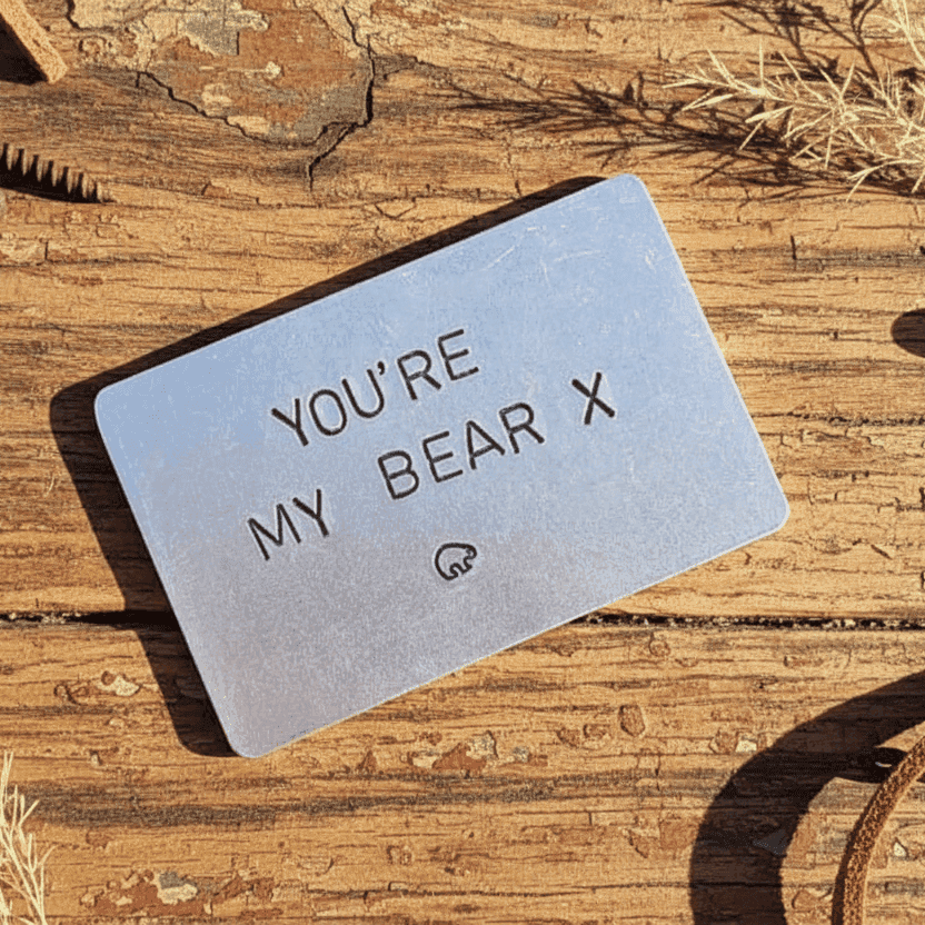 You're My Bear Wallet Insert Boyfriend Gifts 