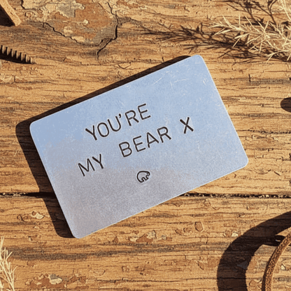 You're My Bear Wallet Insert Boyfriend Gifts 