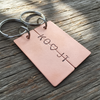 Personalised Secret Message Keyrings 8th Bronze Wedding Anniversary Gifts Keychains Boyfriend