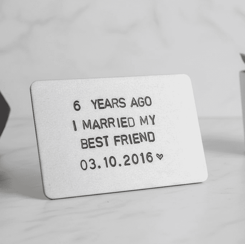 6th Wedding Anniversary Gift