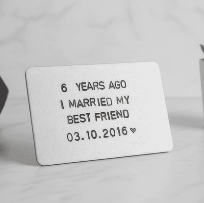 6th Wedding Anniversary Gift