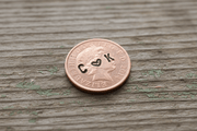  Copper Anniversary Gift Hand Stamped Lucky penny
