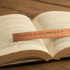 19th Anniversary Bookmark 19 Chapters In Bronze Gift