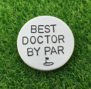Best DOCTOR By Par Golf Ball Marker Golfing Gift Christmas Birthday Anniversary Dr Doc GP