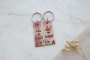 Anniversary Keychain Bronze Personalised Pair Of I Still Do Set