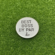 Best BOSS By Par Golf Ball Marker Golfing Gift Christmas Birthday Manager Retirement