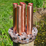 XL 6 Pipe Cloudbuster Rose Quartz Shungite Selenite Copper Orgonite