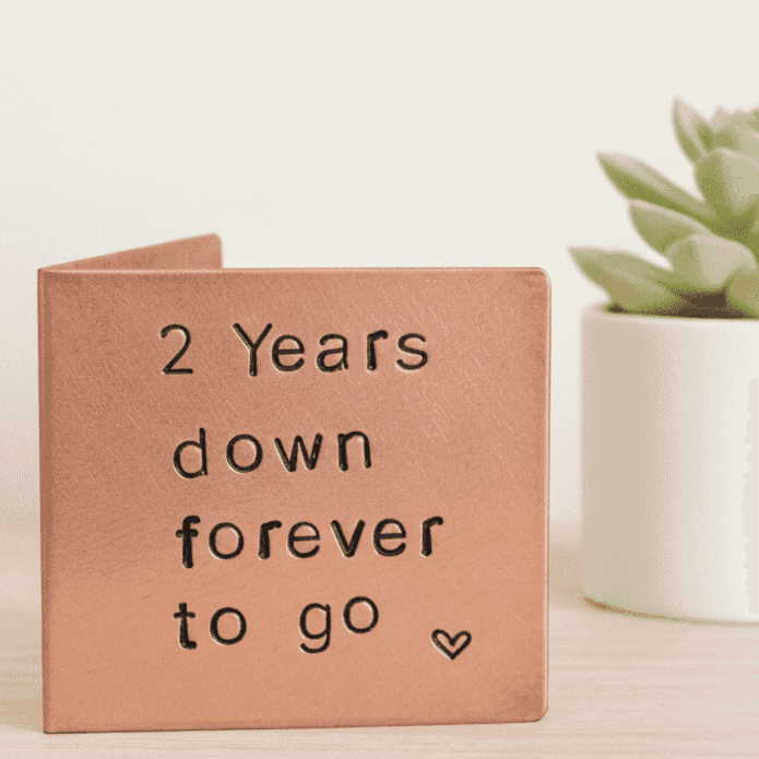 2nd Anniversary Card