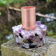 Travel Size Cloudbuster Amethyst Selenite Orgonite 5g EMF Shungite Copper Towerbuster