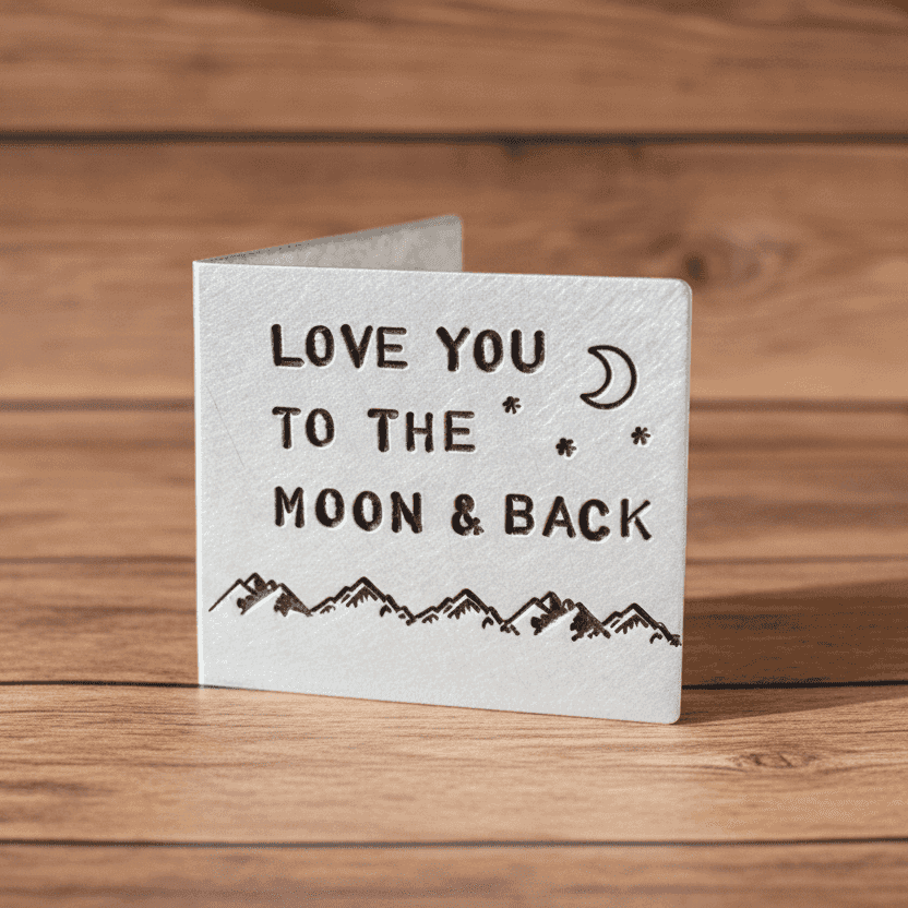 Personalised AnniversaryAnniversary Birthday Card I Love You To The Moon And Back