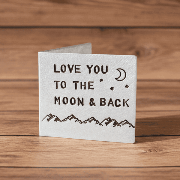 Personalised AnniversaryAnniversary Birthday Card I Love You To The Moon And Back