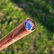 Copper Orgonite Wand Double Ended Sacred Cubit Gemstone Orgone Energy Stick