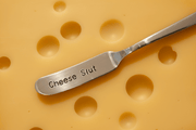 Cheese Slut Hand Stamped Funny Butter Knife Funny Gift Anniversary Valentines Day Cheese Butter Knife