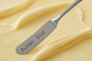 Butter Slut Hand Stamped Funny Butter Knife Funny Gift Anniversary Valentines Day Cheese Knife