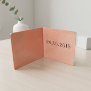 22nd Anniversary Gift 22 Year copper AnniversaryCopper Card7th Anniversary Gift 19th Anniversary9th Anniversary Gift 