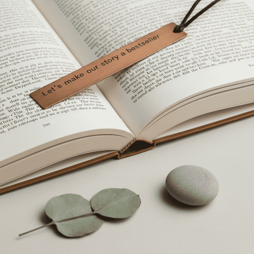 Copper Anniversary Bookmark