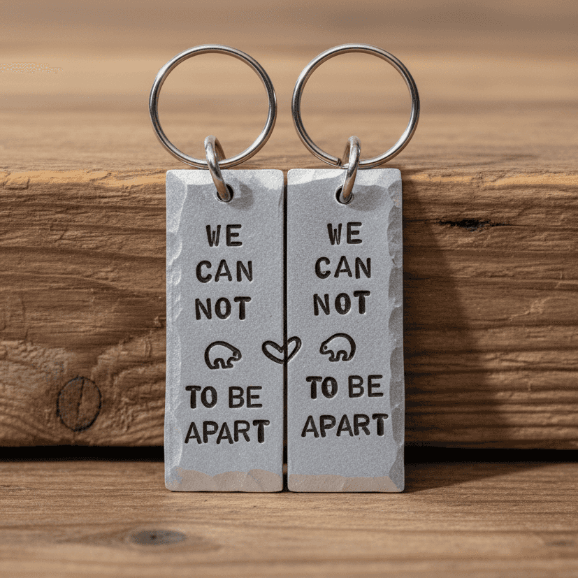 Couples Keychain