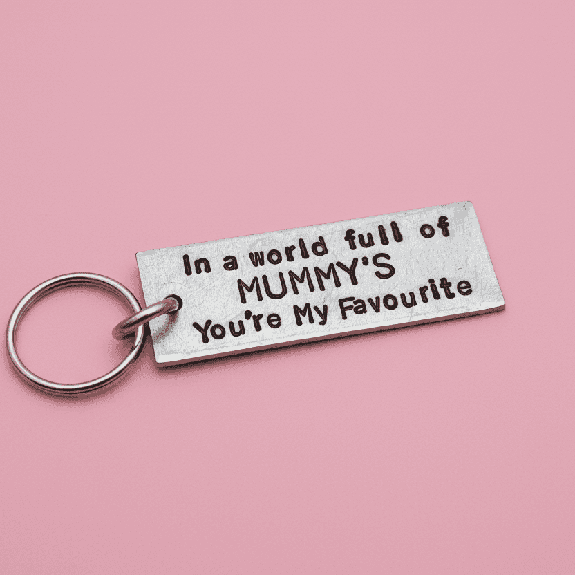 Mummy Keychain Mothers Day Gift Favourite Mum